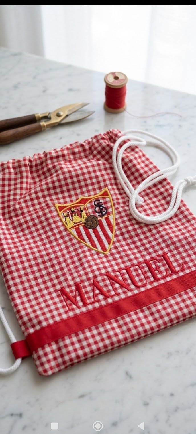 Talega personalizada Sevilla F.C Vichy