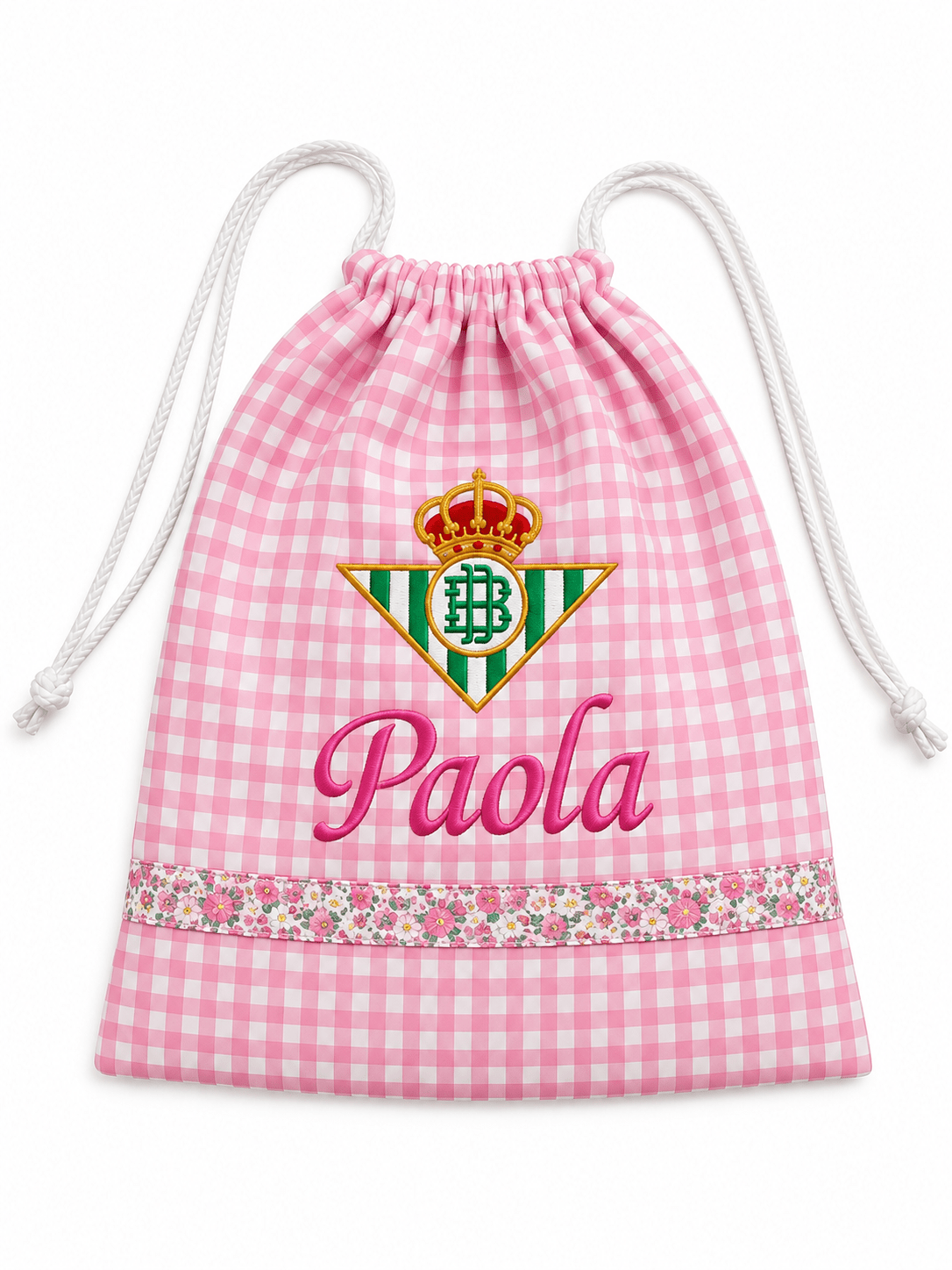 Talega Vichy Personalizada REAL BETIS - Imagen 2