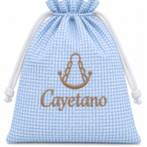 Talega personalizada Vichy Virgen del Rocío
