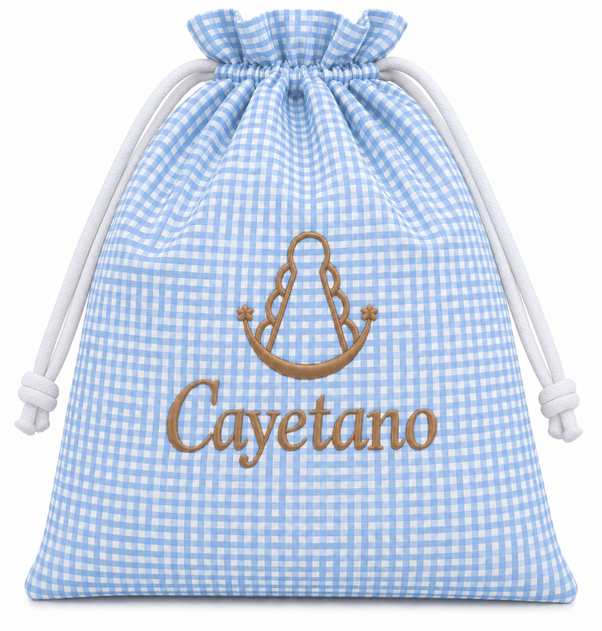 Talega personalizada Vichy Virgen del Rocío